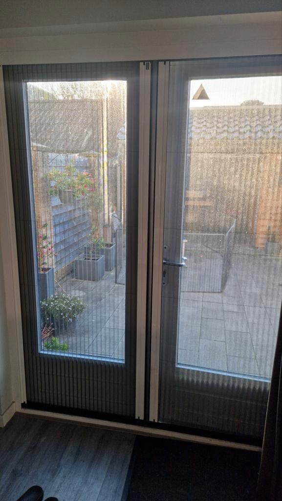 Hordeur - Goede Staat, Doe-het-zelf en Verbouw, Deuren en Horren, Zo goed als nieuw, Hordeur, 200 tot 215 cm, 80 tot 100 cm, Kunststof