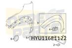 Hyundai Kona EV embleem tekst "BlueDrive" Rechts op voorsche, -, Verzenden, -, Nieuw