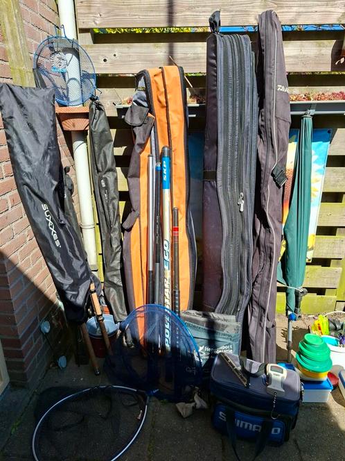 Diverse hengelsportartikelen, Watersport en Boten, Hengelsport | Witvissen, Gebruikt, Overige typen, Ophalen