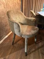 Stoel Donnatella stone chenille Richmond Interiors - 4 stuks, Richmond Interiors, Overige kleuren, Nieuw, Ophalen of Verzenden