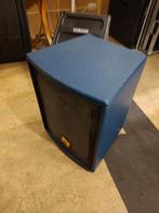 2 HK Powerworks speakers 12" met horn op statief set €100,-, Muziek en Instrumenten, Ophalen, Gebruikt, Minder dan 500 watt