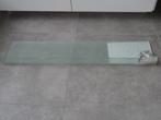 boekenplank matglas glazen boeken plank glas 1 meter, Huis en Inrichting, Woonaccessoires | Wandplanken en Boekenplanken, Ophalen of Verzenden