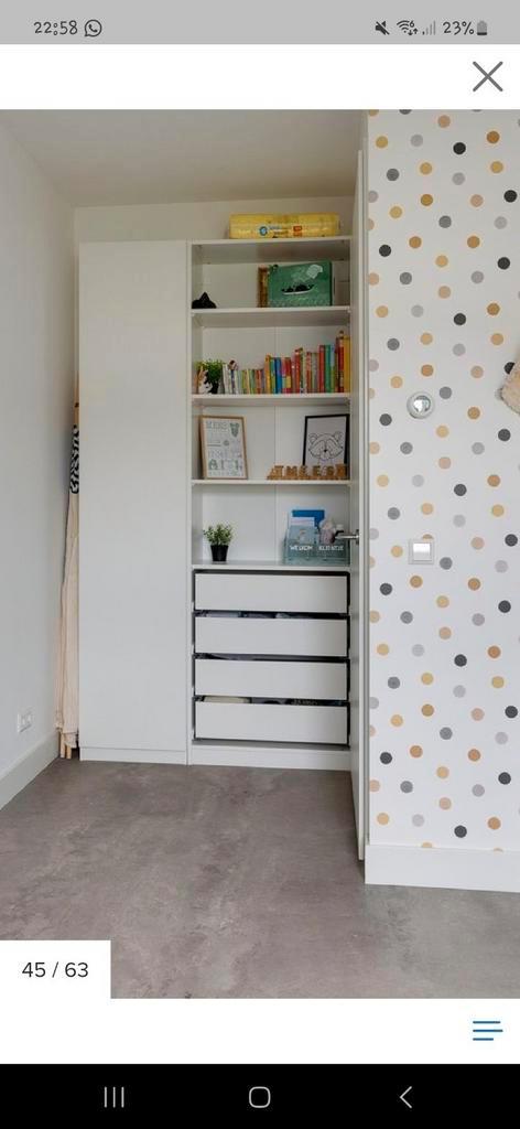 Ikea pax kast, Huis en Inrichting, Kasten | Boekenkasten, Zo goed als nieuw, 200 cm of meer, 50 tot 75 cm, Ophalen