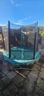 Trampoline met vangnet 244 cm doorsnee, Kinderen en Baby's, Speelgoed | Buiten | Trampolines, Ophalen, Zo goed als nieuw