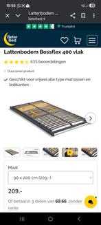 Bossflex 400 VL lattenbodem, Ophalen of Verzenden, Zo goed als nieuw, Eenpersoons, 90 cm