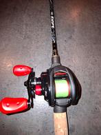 Abu Garcia maxx + galaxy DLT, Ophalen of Verzenden, Zo goed als nieuw, Werphengel