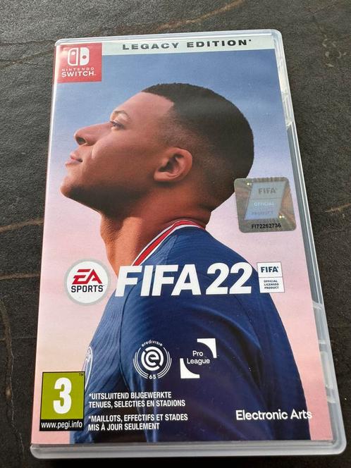 FIFA 22 Legacy Edition Nintendo Switch, Spelcomputers en Games, Games | Nintendo Switch, Zo goed als nieuw, Sport, 3 spelers of meer