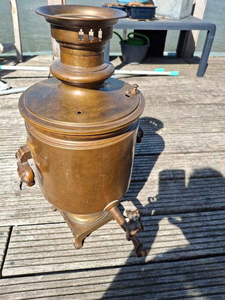 Antieke Russische Samovar - Koper, Antiek en Kunst, Antiek | Koper en Brons, Koper, Ophalen of Verzenden