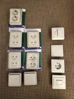 Schakelmateriaal stopcontact 3-standen licht schakelaar, Doe-het-zelf en Verbouw, Ophalen, Gebruikt, Stopcontact