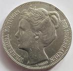 2,5 Gulden 1898 4e ( Ruim Zfr ), Postzegels en Munten, Munten | Nederland, Zilver, 2½ gulden, Koningin Wilhelmina, Ophalen of Verzenden