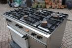 RVS 6-pits Mareno fornuis met dubbele oven horeca restaurant, Ophalen, Gebruikt, 60 cm of meer, Gas