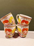4 koffiemokken Blond Amsterdam, Ophalen, Gebruikt, Aardewerk, Blond Amsterdam