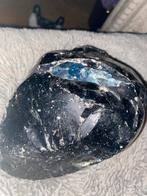 Grote Obsidiaan Steen met Blauwe Glans - Woondecoratie Edels, Ophalen of Verzenden