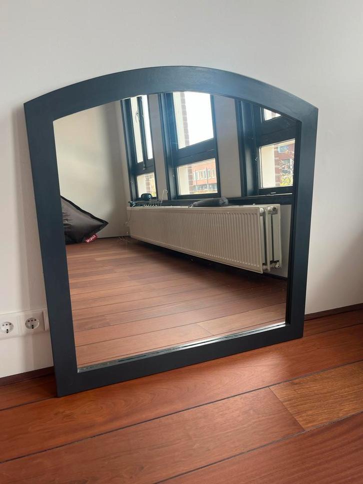 Mooie Spiegel met Houten Lijst, Huis en Inrichting, Woonaccessoires | Spiegels, Zo goed als nieuw, 75 tot 100 cm, Minder dan 100 cm