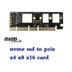 PCIe x4 NVMe SSD Adapter Card M.2 M-Key + Koeling *MAC / PC*, Nieuw, Overige aansluitingen, Desktop, Ophalen of Verzenden