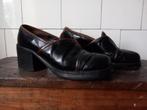 vintage schoenen blokhak zwart mt 39 40, jaren 60 salamander, Kleding | Dames, Schoenen, Verzenden