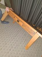 Blank Eiken Houten Salontafel, Huis en Inrichting, Tafels | Salontafels, Ophalen, 100 tot 150 cm, Rustiek, 50 tot 100 cm