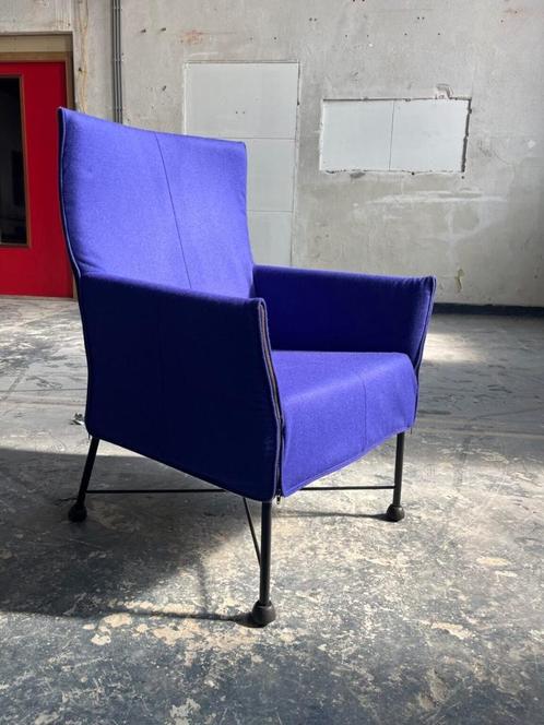 Opnieuw gestoffeerde MONTIS CHARLY, Huis en Inrichting, Fauteuils, Zo goed als nieuw, Metaal, Stof, 50 tot 75 cm, Minder dan 75 cm