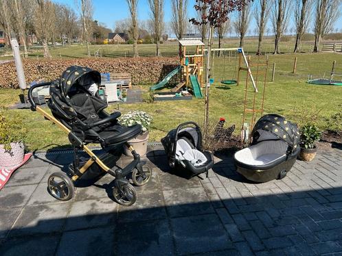 Junama 3 in 1 kinderwagen, type Diamond gold, Kinderen en Baby's, Kinderwagens en Combinaties, Gebruikt, Combiwagen, Overige merken