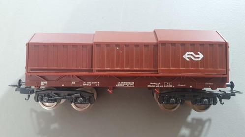 HO Wagon LIMA 1426 NS schuifdak 4-as bruin, Hobby en Vrije tijd, Modeltreinen | H0, Zo goed als nieuw, Wagon, Gelijkstroom of Wisselstroom