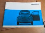 Instructieboek Volkswagen Kever 1200, VW Kever 1300, 1500 68, Ophalen of Verzenden