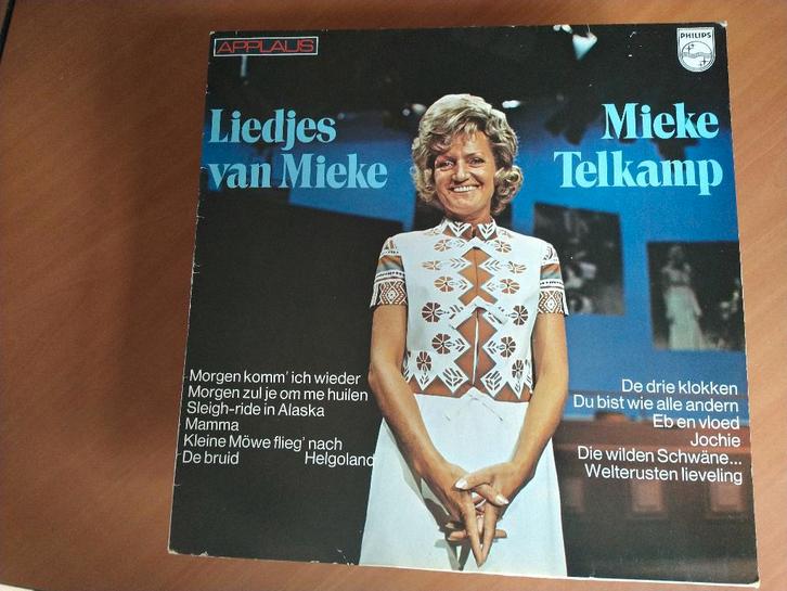 LP Mieke Telkamp – Liedjes Van Mieke, Cd's en Dvd's, Vinyl | Nederlandstalig, Gebruikt, Levenslied of Smartlap, Overige formaten