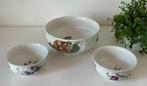 3 Villeroy & Boch Bouquet kommen, Ophalen of Verzenden, Zo goed als nieuw, Bord of Schaal