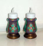 Kandelaars Florentijns Venetiaans Edelsteen Bolhouders, Overige materialen, Overige kleuren, Verzenden, Zo goed als nieuw