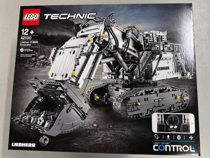 LEGO Technic set 42100 – Liebherr R9800, nieuw in doos., Kinderen en Baby's, Speelgoed | Duplo en Lego, Nieuw, Lego, Complete set