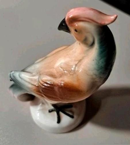 Vintage Porseleinen Vogelbeeldje, Antiek en Kunst, Antiek | Keramiek en Aardewerk, Ophalen of Verzenden