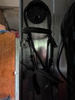 Bling hoofdstel zwart maat pony, Ophalen of Verzenden, Zo goed als nieuw, Dressuur
