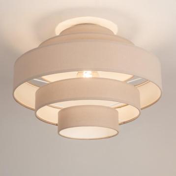 52cm plafondlamp taupe of 40cm hoekbank tafel japandi lamp