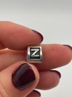 B51 Pandora zilveren bedel letter Z, Pandora, Ophalen of Verzenden, Zo goed als nieuw, X
