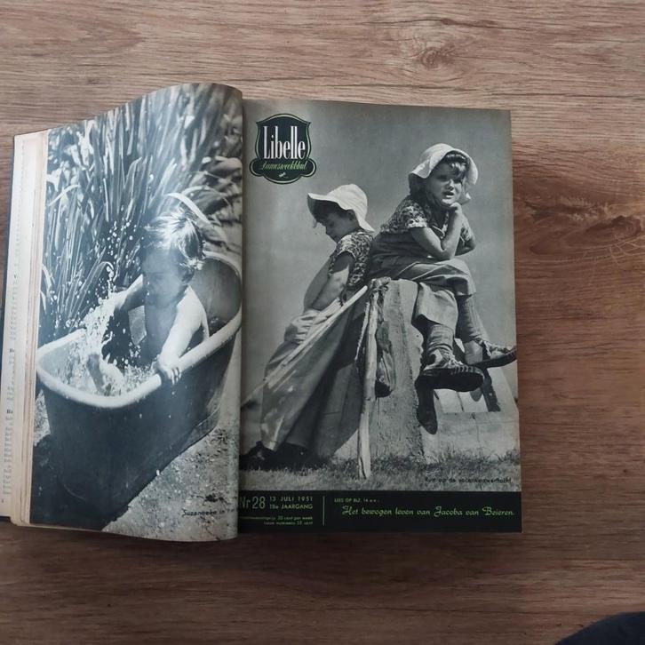 libelle 1951 professioneelm ingebonden, Verzamelen, Tijdschriften, Kranten en Knipsels, Tijdschrift, Nederland, 1940 tot 1960