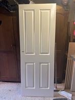 Witte binnendeur opdek-, Doe-het-zelf en Verbouw, Deuren en Horren, Gebruikt, Minder dan 80 cm, Binnendeur, Ophalen of Verzenden
