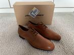 Jack en Jones bruine leren schoenen maat 42 heren, Ophalen, Bruin, Zo goed als nieuw, Jack & Jones