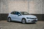 Volkswagen Polo 1.0 TSI Highline (bj 2018), Gebruikt, 1045 kg, Leder en Stof, Wit