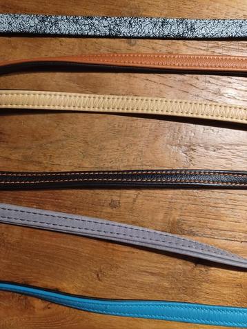 Leren hondenriem 14mm breed NIEUW - koopje beschikbaar voor biedingen