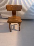 Retro vintage kinderstoeltje hout, Ophalen, Gebruikt, Stoel(en)