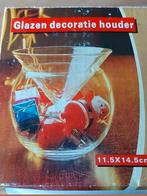 VINTAGE  DECORATIE HOUDER VAN GLAS-KERST-HERFST-SNOEP enz, Huis en Inrichting, Woonaccessoires | Overige, Verzenden, Nieuw