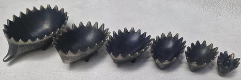 Stackable Hedgehog ashtrays stapelbare Egeltjes Walter Bosse, Antiek en Kunst, Kunst | Designobjecten, Ophalen of Verzenden
