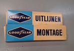 Vintage Goodyear Montage Lichtbak Reclamebord, Verzamelen, Merken en Reclamevoorwerpen, Ophalen, Gebruikt, ., Lichtbak of (neon) lamp