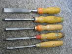 Beitels. 5 stuks. Marples, Antiek en Kunst, Antiek | Gereedschap en Instrumenten, Verzenden