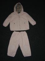 roze meisjesbroekje en winterjasje ( 18 maanden ) BURBERRY, Kinderen en Baby's, Ophalen of Verzenden, Gebruikt, Meisje, Setje
