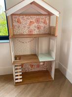 Leuk houten poppenhuis, Ophalen, Gebruikt, Poppenhuis