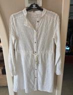 Witte Broderie Jurk - Maat S, Kleding | Dames, Jurken, Wit, Delousion, Ophalen of Verzenden, Zo goed als nieuw