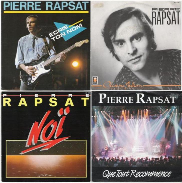 PIERRE RAPSAT - PAKKET!, Cd's en Dvd's, Vinyl Singles, Zo goed als nieuw, Single, Nederlandstalig, 7 inch, Ophalen of Verzenden