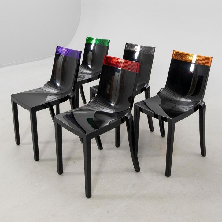 Kartell stoelen, Huis en Inrichting, Stoelen, Nieuw, Twee, Kunststof, Zwart, Ophalen