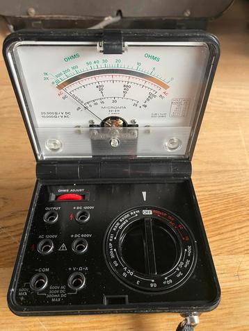 Micronta 22-211 Multimeter - Vintage Gereedschap Instrument beschikbaar voor biedingen