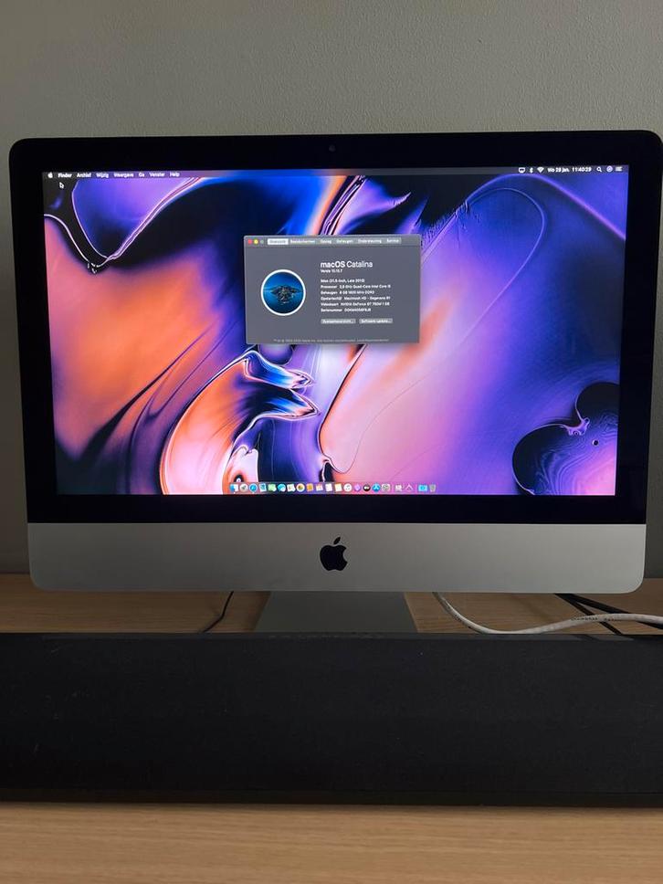 Apple iMac 21.5-inch (Late 2013) - Goed Onderhouden, Computers en Software, Apple Desktops, Gebruikt, iMac, HDD en SSD, 2 tot 3 Ghz